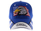 Anna-Kaci USA American Flag Patriotic Eagle Hawk Embossed 3D Adjustable Velcro Baseball Caps Hats