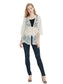 Womens Short Embroidered Lace Kimono Crop Cardigan with Half Sleeves