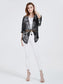 Womens Short Embroidered Lace Kimono Crop Cardigan with Half Sleeves