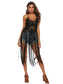 Halter Crochet Tassel Swimwear Beach Dress Bikini Cover Up