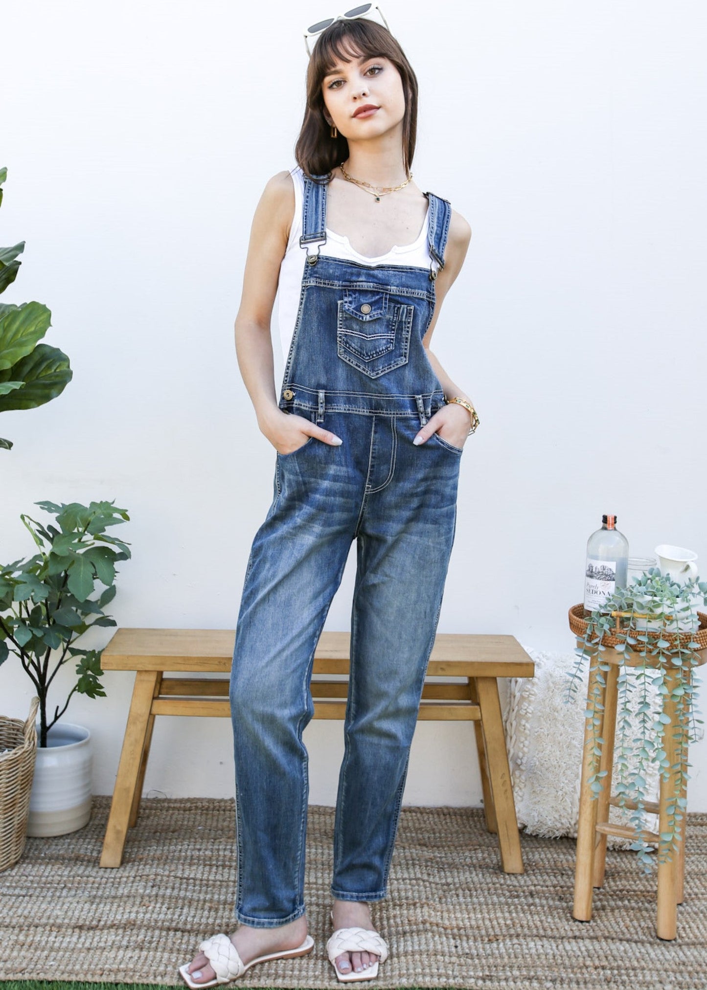 Vintage Straight-Leg Overalls