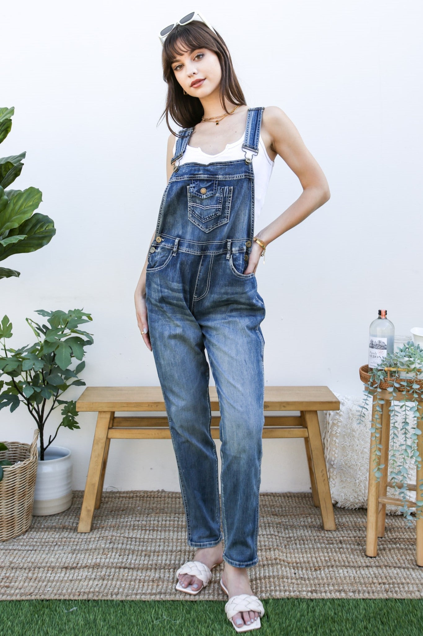 Vintage Straight-Leg Overalls