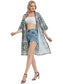 Women Marilyn Monroe Shirts Cardigan Long Open Stuff Kimonos