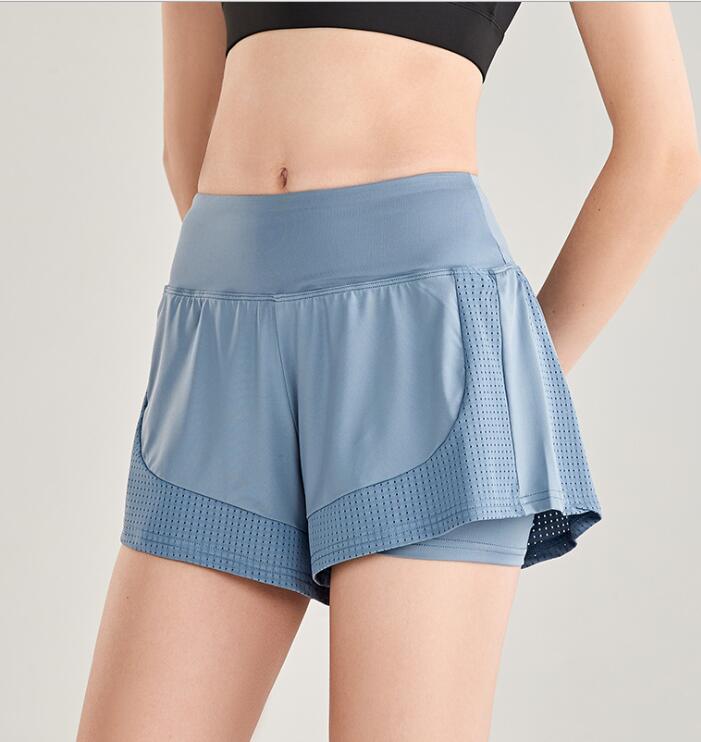 Quick Dry Loose Running Shorts 2-in-1 Gym