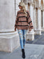 Sweaters Long Sleeve Crew Striped Oversized Knitted Pullover Tops