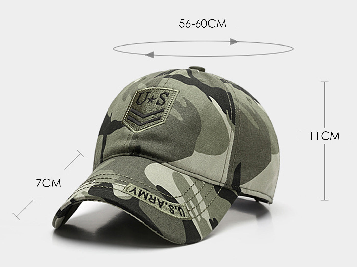 ANNA-KACI Women Men Army PT Style Hat U.S. Military Physical Traning Infantry Workout Baseball Dad Cap