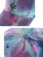 Anna-Kaci Unisex Tie Dyed Adjustable Baseball Caps Embroidery Pattern Cotton Washed Dad Hat