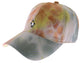 Anna-Kaci Unisex Tie Dyed Adjustable Baseball Caps Embroidery Pattern Cotton Washed Dad Hat