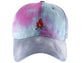 Anna-Kaci Unisex Tie Dyed Adjustable Baseball Caps Embroidery Pattern Cotton Washed Dad Hat