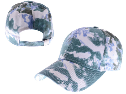 Anna-Kaci Unisex Tie Dyed Hiphop Baseball Cap Adjustable Cotton Hats