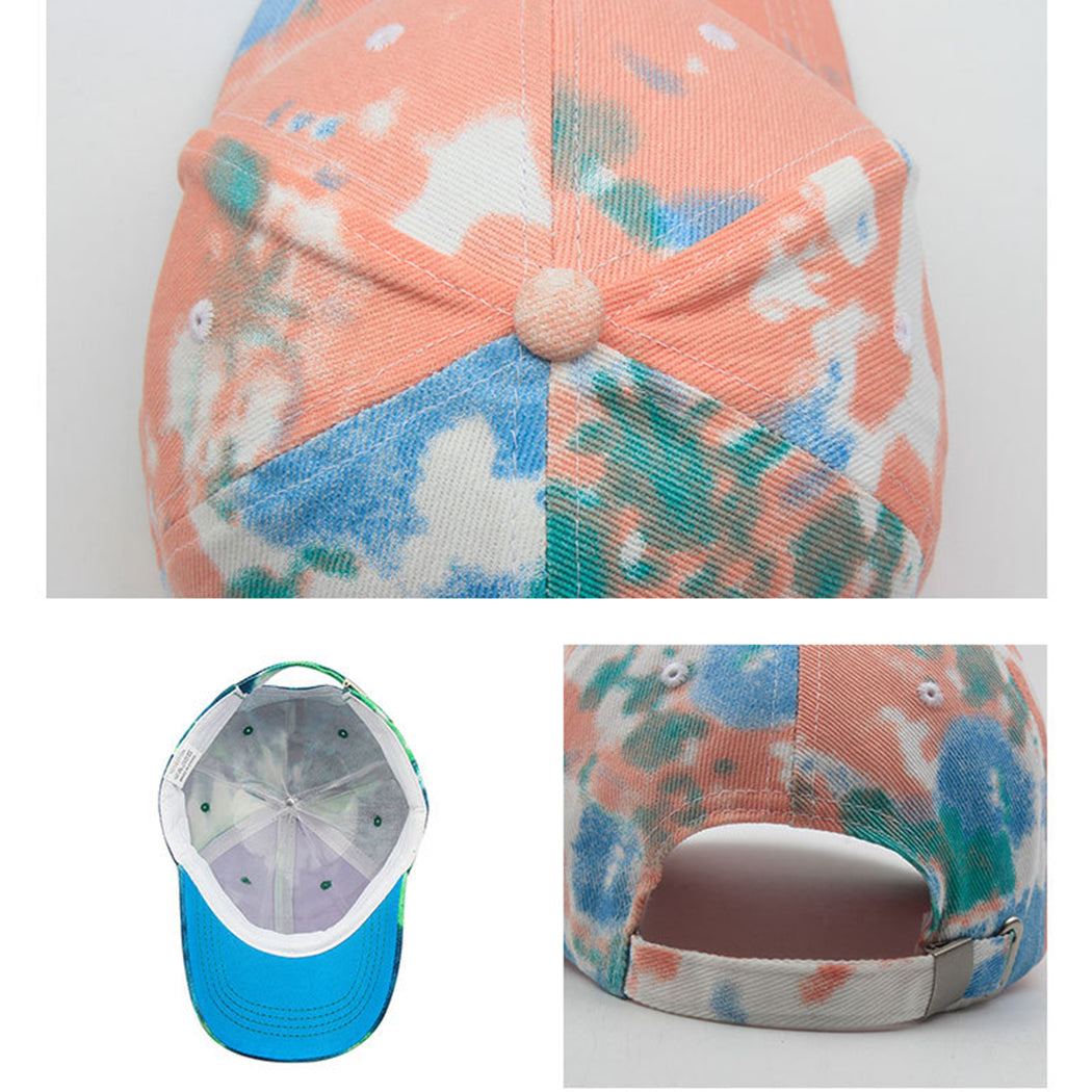 Anna-Kaci Unisex Tie Dyed Hiphop Baseball Cap Adjustable Cotton Hats