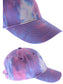 Anna-Kaci Unisex Tie Dyed Hiphop Baseball Cap Adjustable Cotton Hats