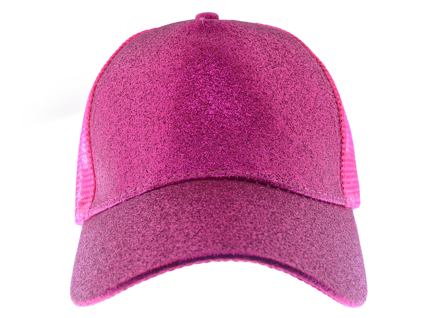 Anna-Kaci Womens Baseball Cap Glitter Ponytail Hat High Messy Bun Ponycap Trucker Dad Hat