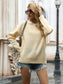 Crew Neck Ribbed Knit Pullover Sweater