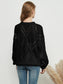 Long Sleeve Patterned Pullover Sweater