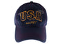 Anna-Kaci American USA Embroidered Washed Cotton Baseball Cap Polo Style