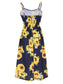 Independence Day Flag Dress With Suspenders And Buttons