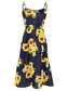 Independence Day Flag Dress With Suspenders And Buttons