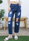 Baggy Distressed Boyfriend Denim Jeans