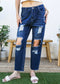 Baggy Distressed Boyfriend Denim Jeans