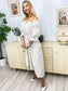 Casual Boho Long Sleeve Off Shoulder Renaissance Dress