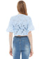 Crochet Floral Lace Short Sleeve Cropped Shrug