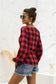 Tie Waist Plaid Blouse