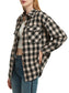 Anna-Kaci Women's Plaid Shacket Jacket Long Sleeve Button Down Fall Shirts Coat