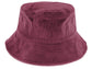 Anna-Kaci Corduroy Bucket Hat Lightweight Casual Solid Color Unisex Cotton Fishing Hat