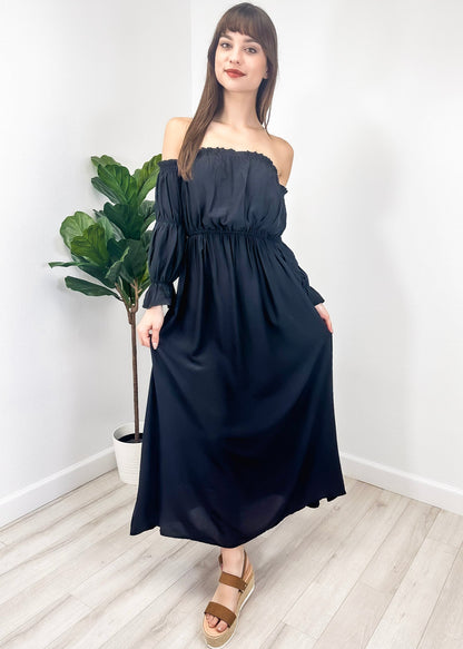 Anna-Kaci Womens Renaissance Overdress Medieval Irish Off Shoulder Dress