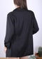 Ruched Open Front Blazer