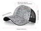 Anna-Kaci Women's Studded Rhinestone Baseball Cap Bun Ponytail Adjustable Sparkle Mesh Sun Hat