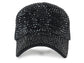 Anna-Kaci Women's Studded Rhinestone Baseball Cap Bun Ponytail Adjustable Sparkle Mesh Sun Hat