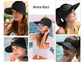 Anna-Kaci Womens Sun Visor Hat Wide Brim Summer 50 UV Protection Beach Sport Cap