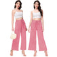 Anna-Kaci Womens High Waist Drawstring Wide Leg Long Pants Casual Loose Soft Ladies Pants with Pockets