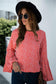 Anna-Kaci Bell Long Sleeve Floral Print Blouse Round neck for Women