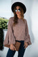 Anna-Kaci Bell Long Sleeve Floral Print Blouse Round neck for Women