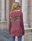 Color Block Leopard Shirt