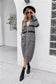 Anna-Kaci Color Block Striped Button Down Dual Pocket Long Cardigan for Women
