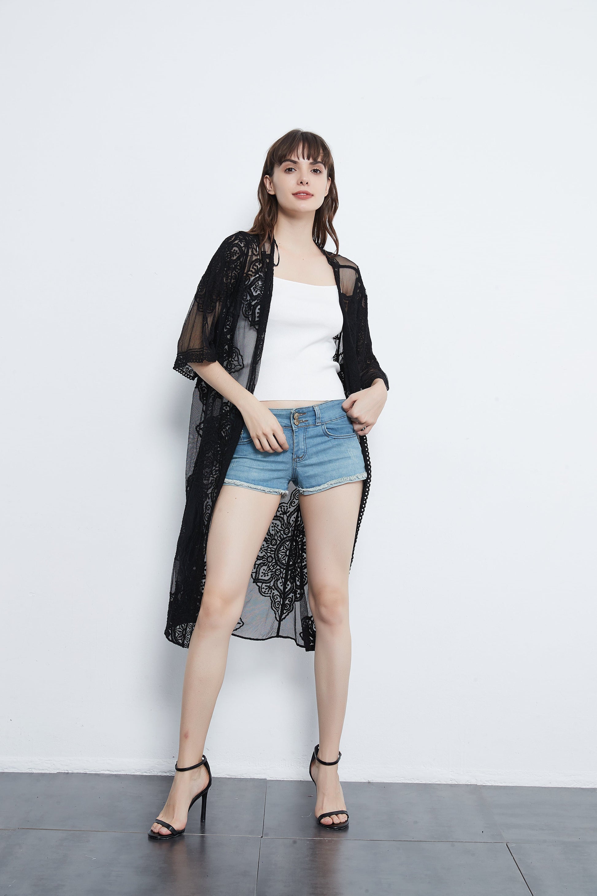 Anna-Kaci Crochet Embroidered Lace Cardi | Anna-Kaci