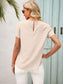 Anna-Kaci Dainty Parallel Ruffle Front Detailed Casual Summer Blouse Top