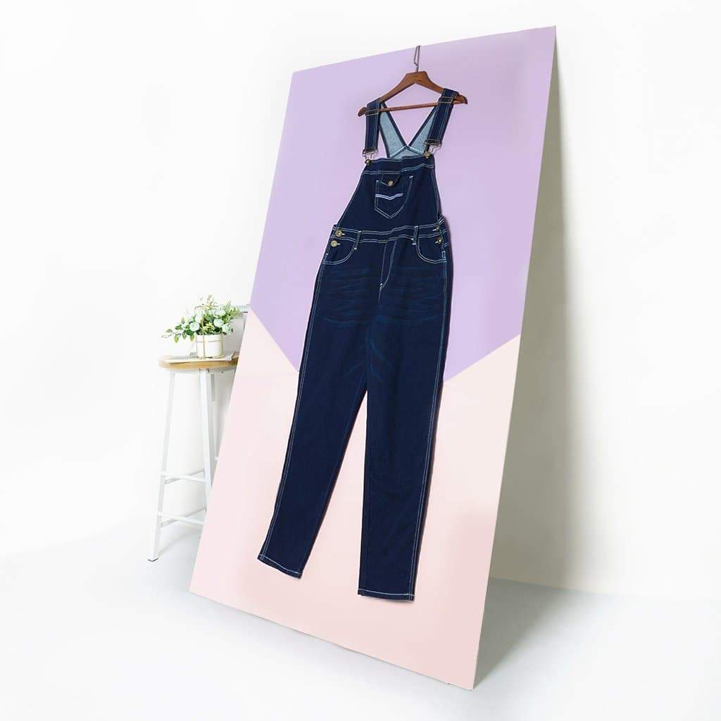 Anna-Kaci Denim Oversized Overalls | Womens | Anna-Kaci Dark Indigo / Small