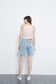 Anna-Kaci Distressed 4 Button Premium Denim Shorts | Anna-Kaci