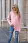 Anna-Kaci Layering Button Up Textured Tunic Long Sleeve Top for Women 2XL 12-14 / Pink