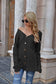 Anna-Kaci Layering Button Up Textured Tunic Long Sleeve Top for Women