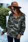 Anna-Kaci Leopard Print Drawstring Hoodie Long Sleeve for Women Large 8-10 / Green