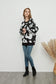 Anna-Kaci Leopard Print Knitted Long Sleeve Sweater Pullover for Women