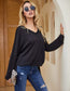 Anna-Kaci Long Sleeve V-Neck Casual Tee Lightweight Relaxed Fit Top for Women