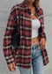 Anna-Kaci Plaid Button Up Flannel for Women with Shirt Pocket Collared Neck