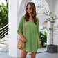 Anna-Kaci Relaxed Summer Gathered Breeze Blouse Tunic | Anna-Kaci Large 8-10 / Green